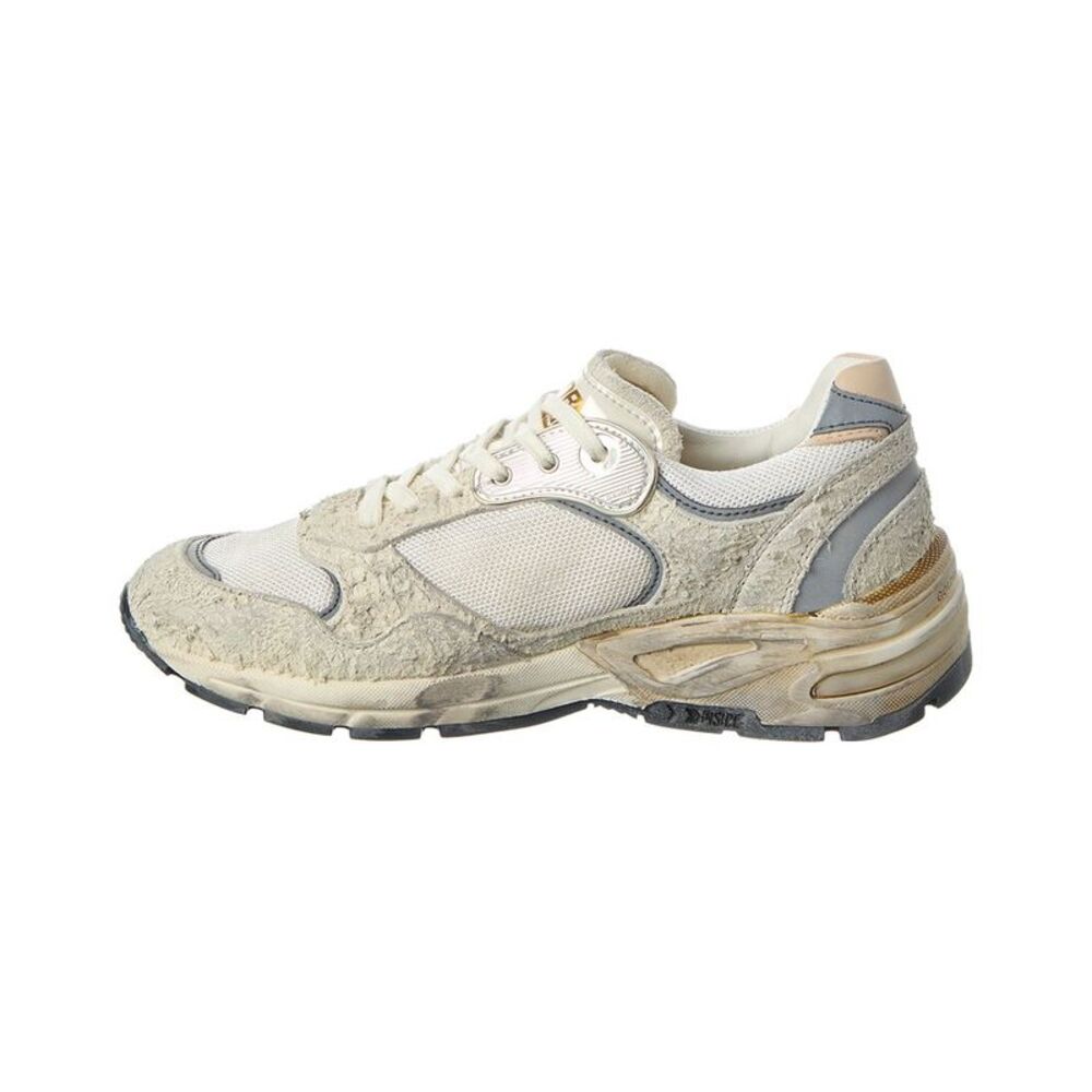 Golden Goose Dad-Star Mesh & Suede Sneaker, White - Picture 2 of 5